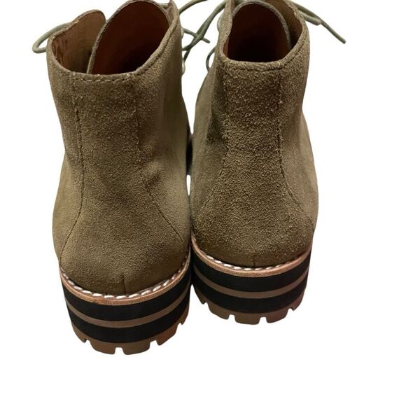 Madewell The Wren Boot in Suede Earthy Green Size 9 NEW - Picture 6 of 8